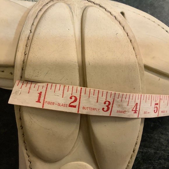 Vintage Trippen White Cream Unisex Leather Flats shoes EUR 41D US 8.5 D main image 5
